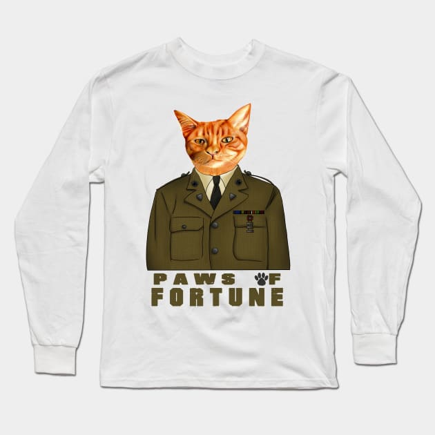 Paws of Fortune Long Sleeve T-Shirt by Apatche